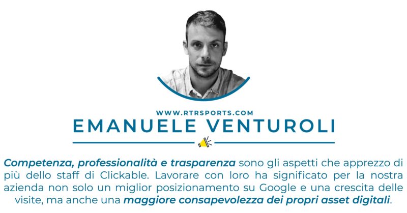 Testimonianza Emanuele Venturoli - RTRSports