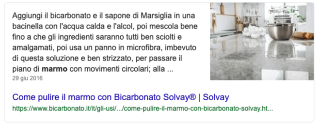 Esempio RichSnippet Solvay
