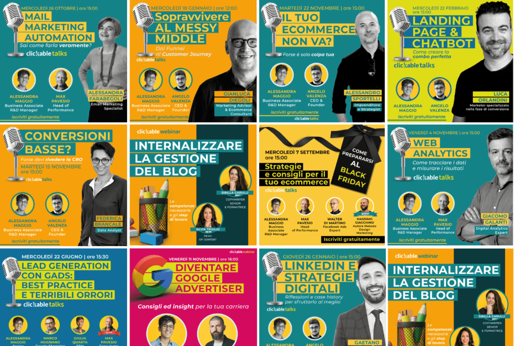 Clickable Talks - Webina Web Marketing