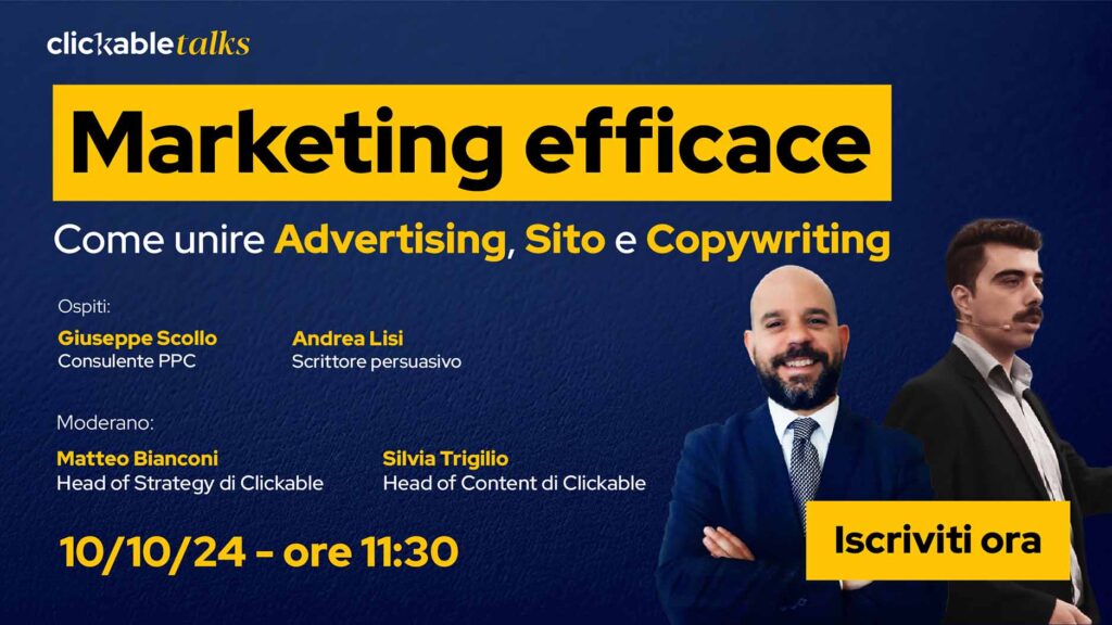 Talk Marketing efficace