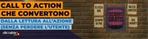 Muro con poster, uno più evidente degli altri