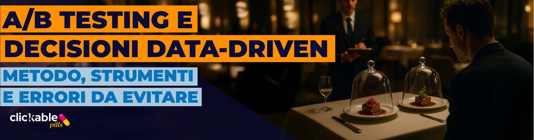 Tavolo di ristorante con due piatti uguali tranne che per un dettaglio
