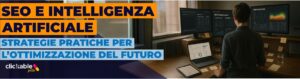 SEO Specialist che lavora con più dashboard e schermi