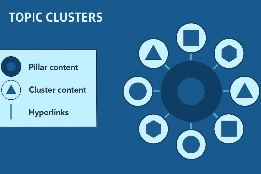 Esempio di un topic cluster