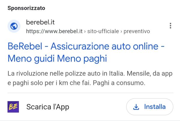 Esempio di estensione per app