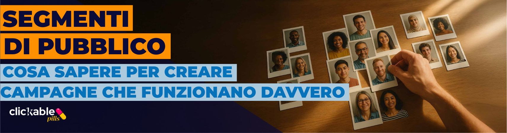 Segmenti di pubblico con foto