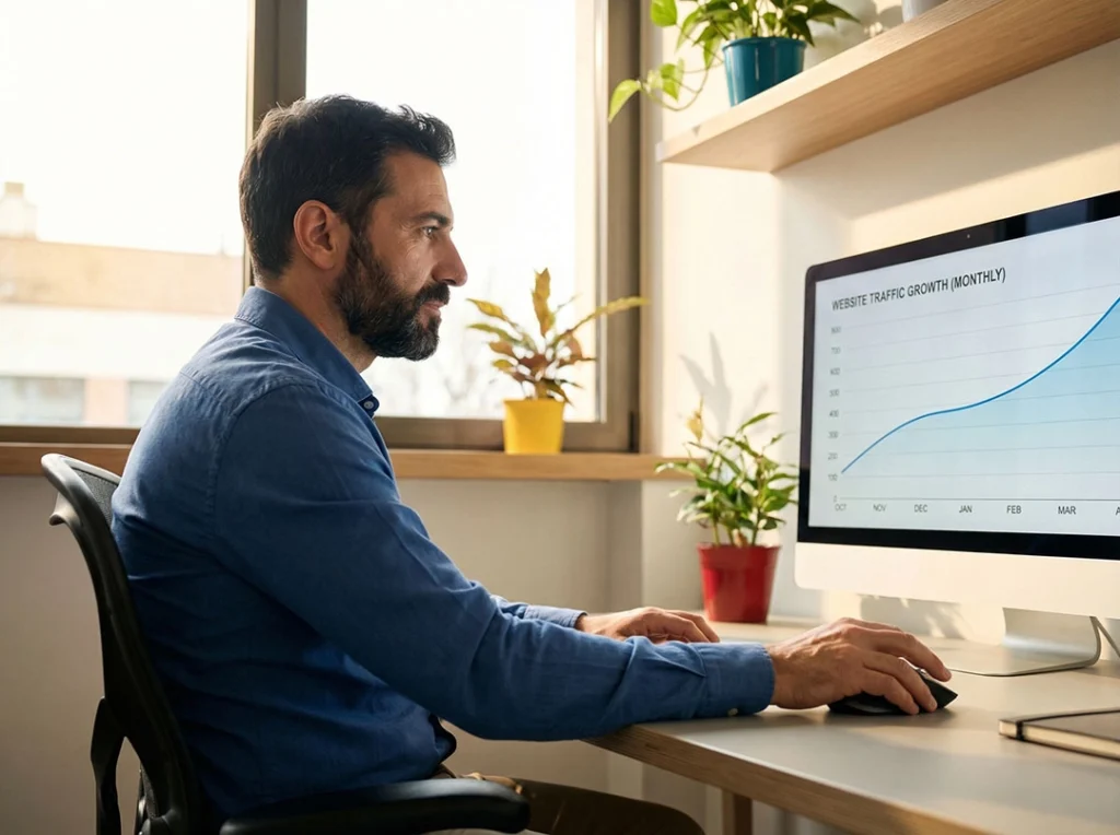 grafico monitoraggio seo